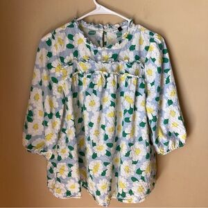 Floral Print Women's Blouse